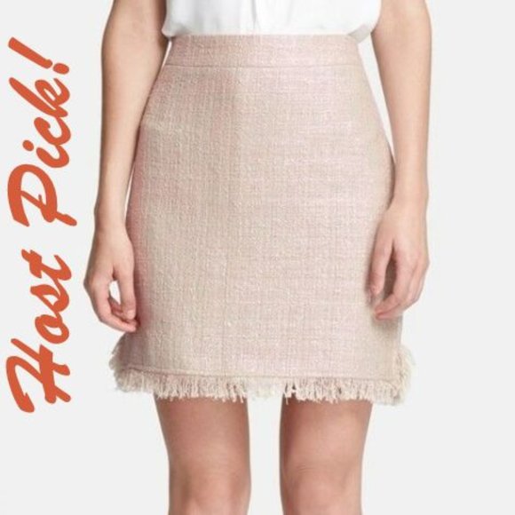 kate spade Dresses & Skirts - Kate Spade Metallic Fringed Pencil Skirt NEW 🎉HP🎉